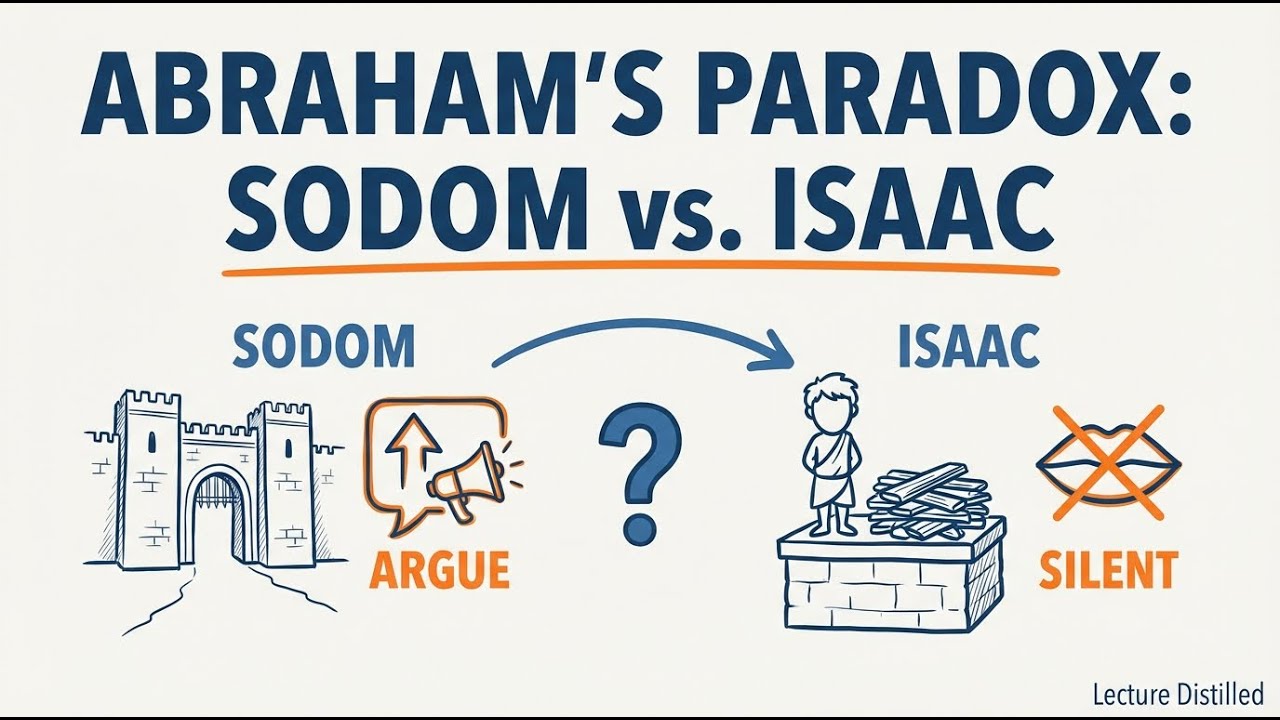 Abraham's Paradox: Why Argue for Sodom but Stay Silent for Isaac?