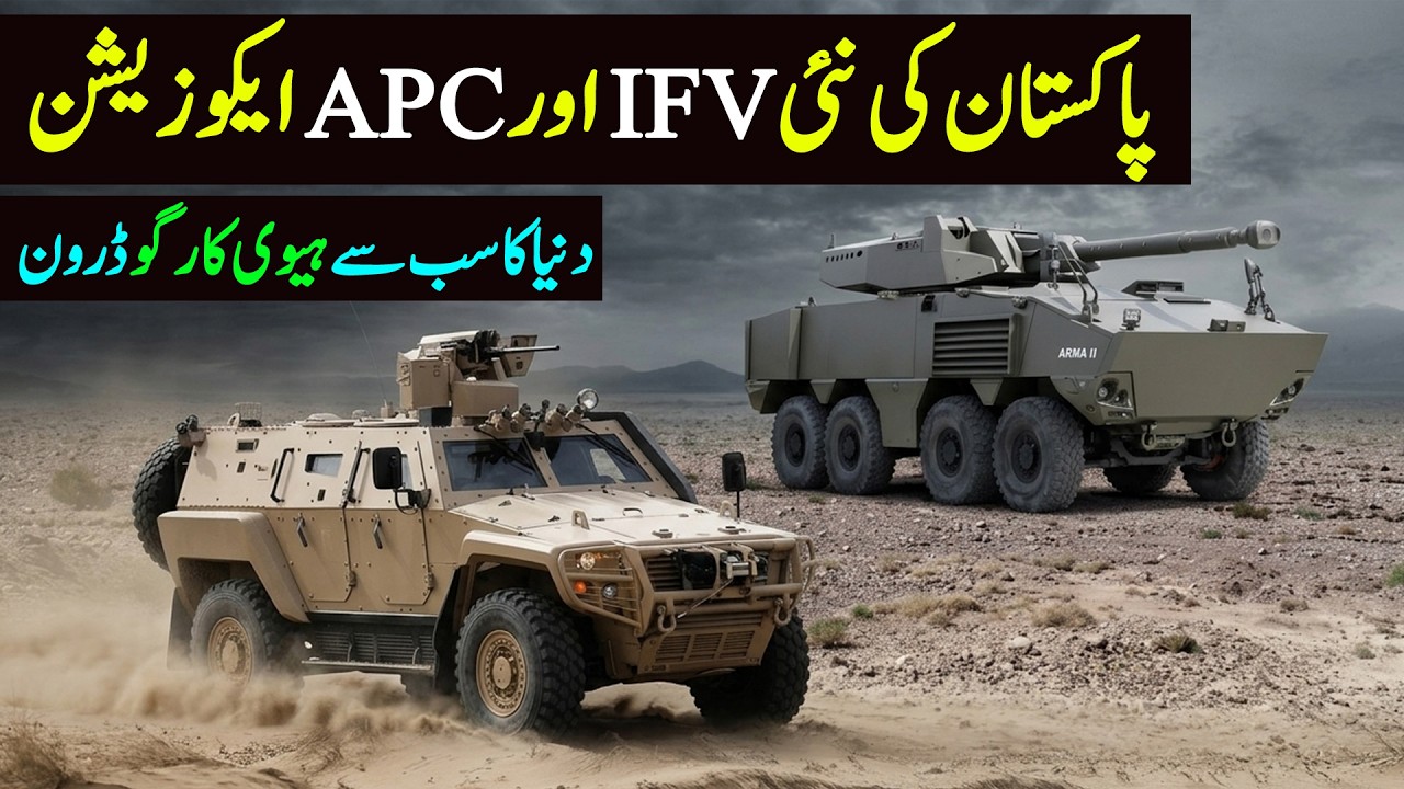 Pakistan's New IFV & APC Acquisition  | World's Heaviest Cargo Drone