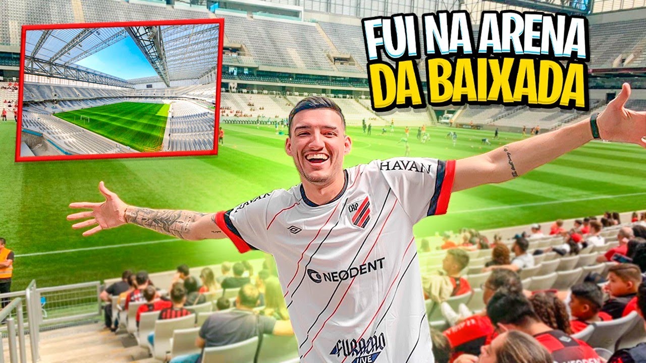Fui no ESTÁDIO DO ATHLETICO  (ARENA DA BAIXADA)