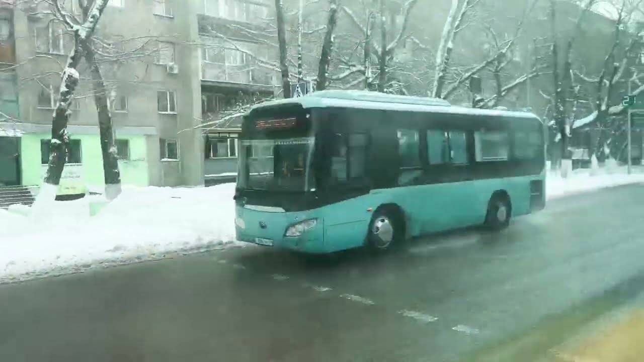 - 5 - Караганда из окна автобуса 9 марта 2025 г. Где весна?