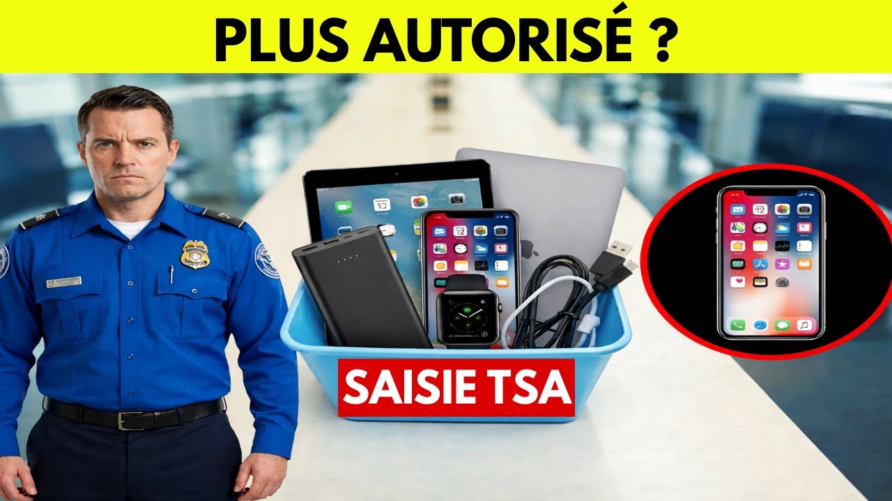 Voyager en 2026 : ces 15 appareils électroniques interdits à l’aéroport