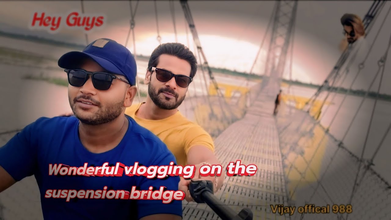 Jhula Pul ll Susta ll Suspension bridge Susta Nepal ll The famous Jhula pul susta ll@vijayvlogs988