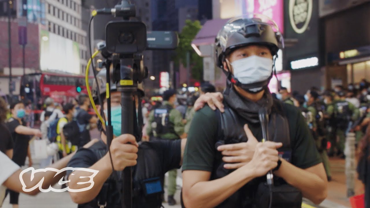 Hong Kong Police Livestream Protests on Facebook