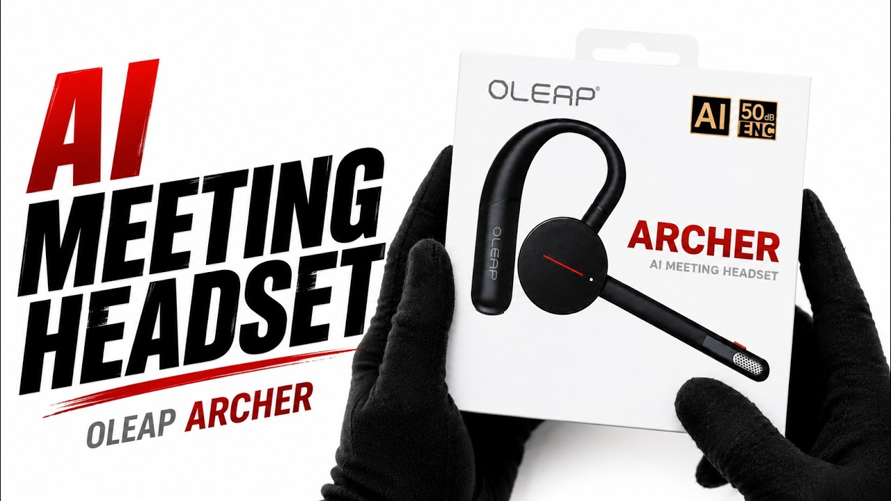 Unboxing Oleap Archer: The Ultimate Wireless Headset with Mic for Business Calls & Remote Work