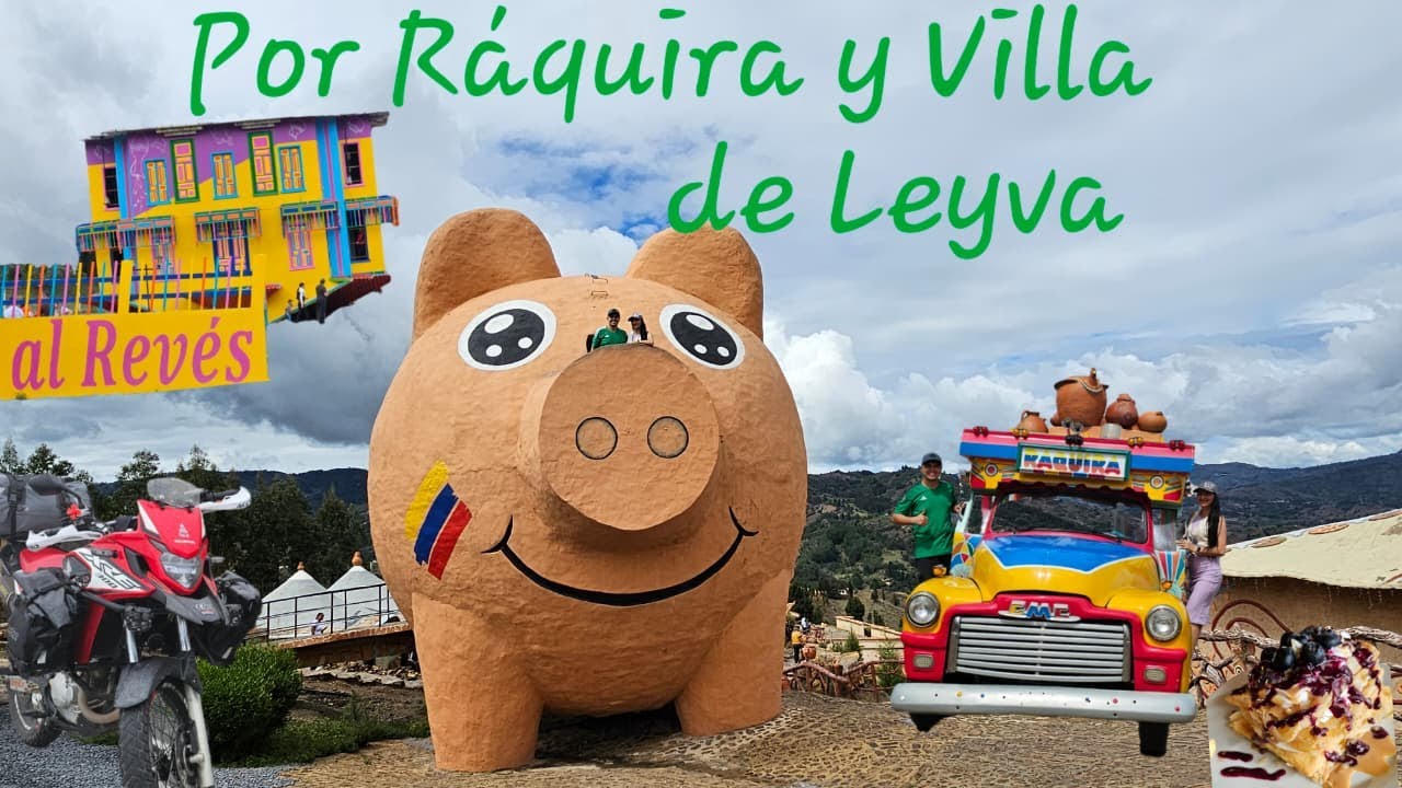 Por Ráquira y Villa de Leyva en moto