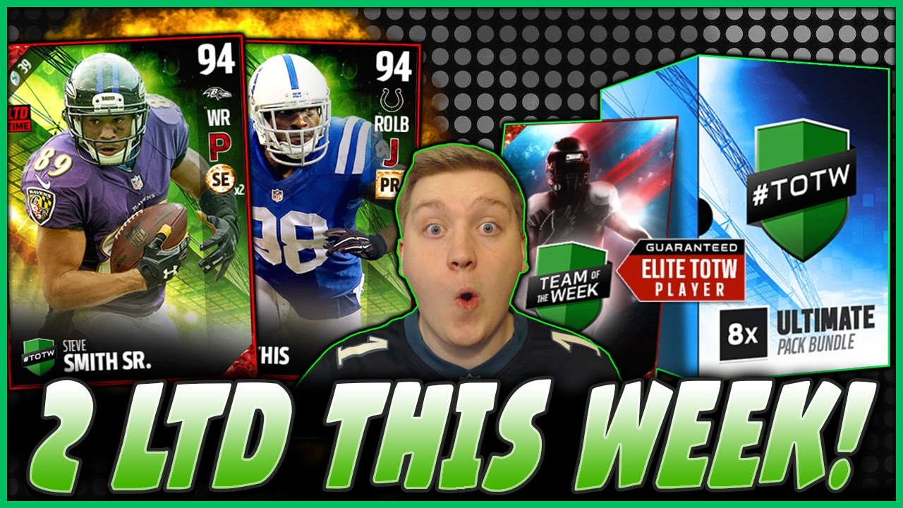 2 LTD TOTWS THIS WEEK!! | STEVE SMITH AND ROBERT MATHIS! | MUT 17 TOTW PACK OPENING