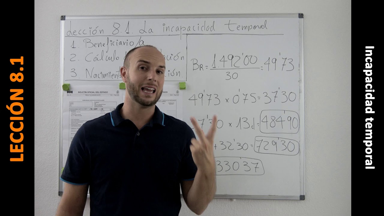 Lección 5.3: Incapacidad temporal