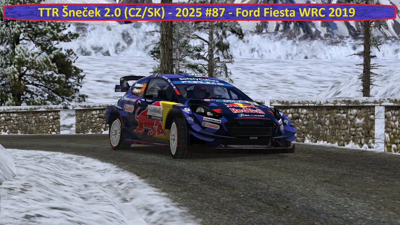 RBR - TTR Šneček 2.0 (CZ/SK) - 2025 #87 - Ford Fiesta WRC 2019 - raketa na kolech