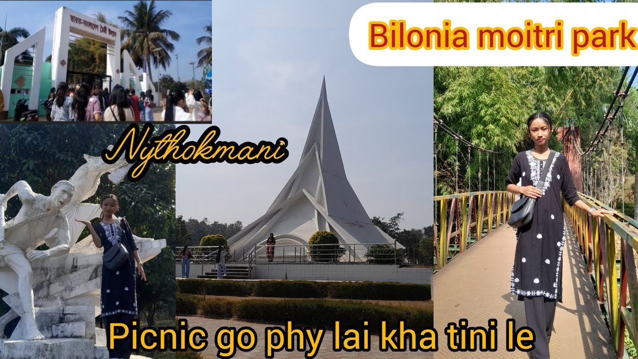 First time bilonia moitri park go picnic thankha 🍂🤳// aram nangsokha//part 1 vlog