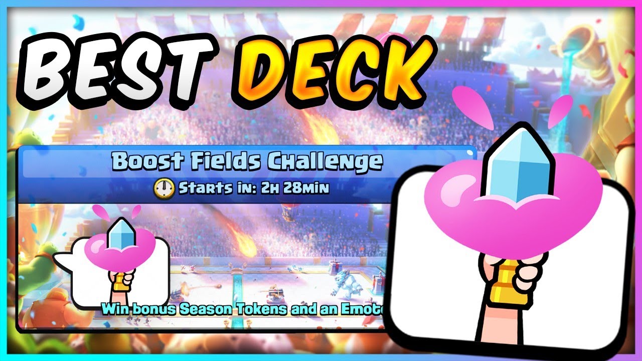 BOOST FIELDS CHALLENGE in CLASH ROYALE!