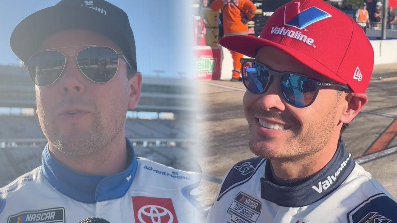 Erik Jones & Kyle Larson Detail Their Races at Texas & the Ending