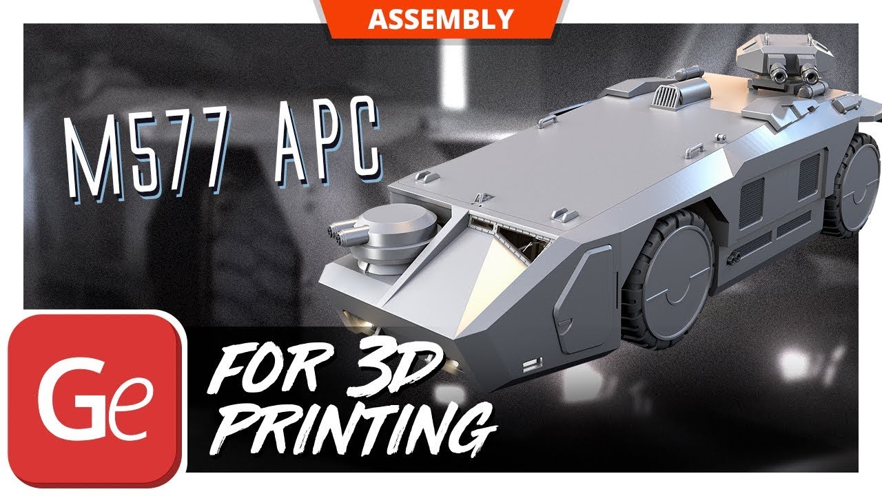 M577 Armoured Personnel Carrier 3D Printing Model | Assembly by Gambody