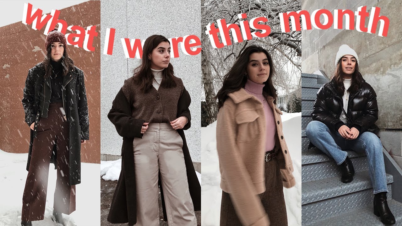 Feb Outfits of the Month | 30 Canadian Winter Outfits