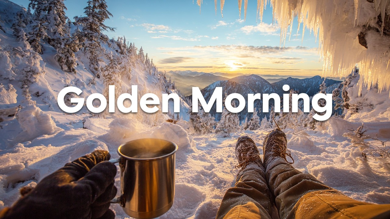Morning Coffee 2026 ☕️🏔️ Winter Golden Vibes 🌅 Positive & Uplifting Music to Start Your Day