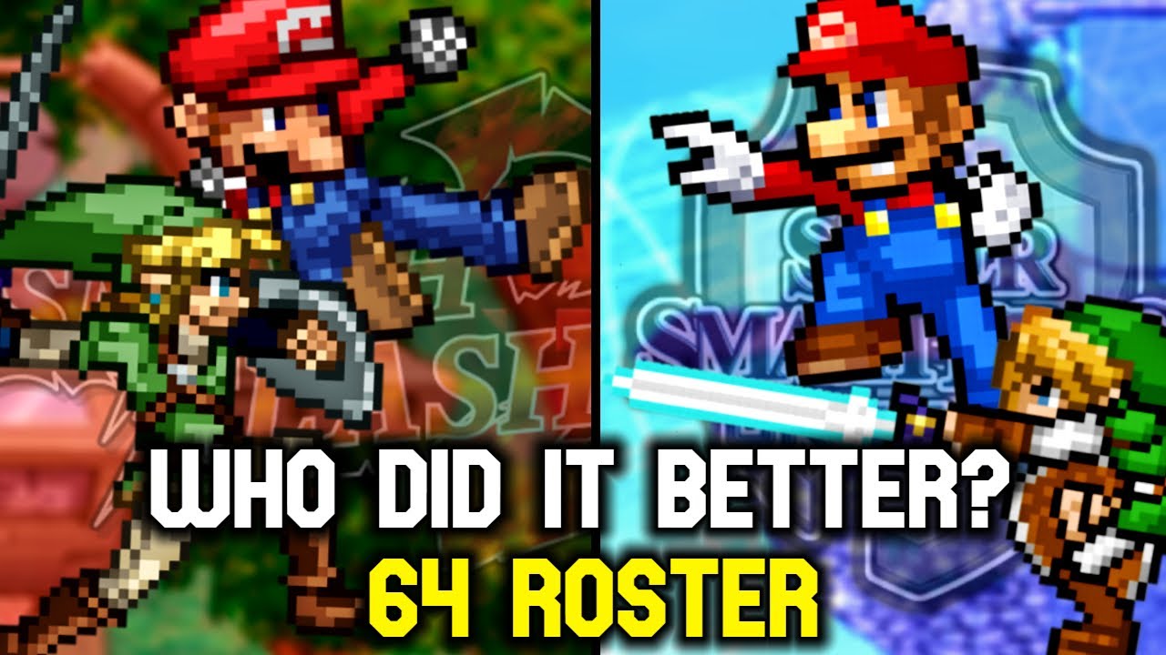 Smash Flash 2 VS Smash Crusade Part 1: 64 Roster