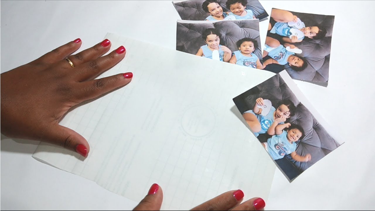 Como Plastificar foto em Casa! Bem Simples e barato com papel Contact
