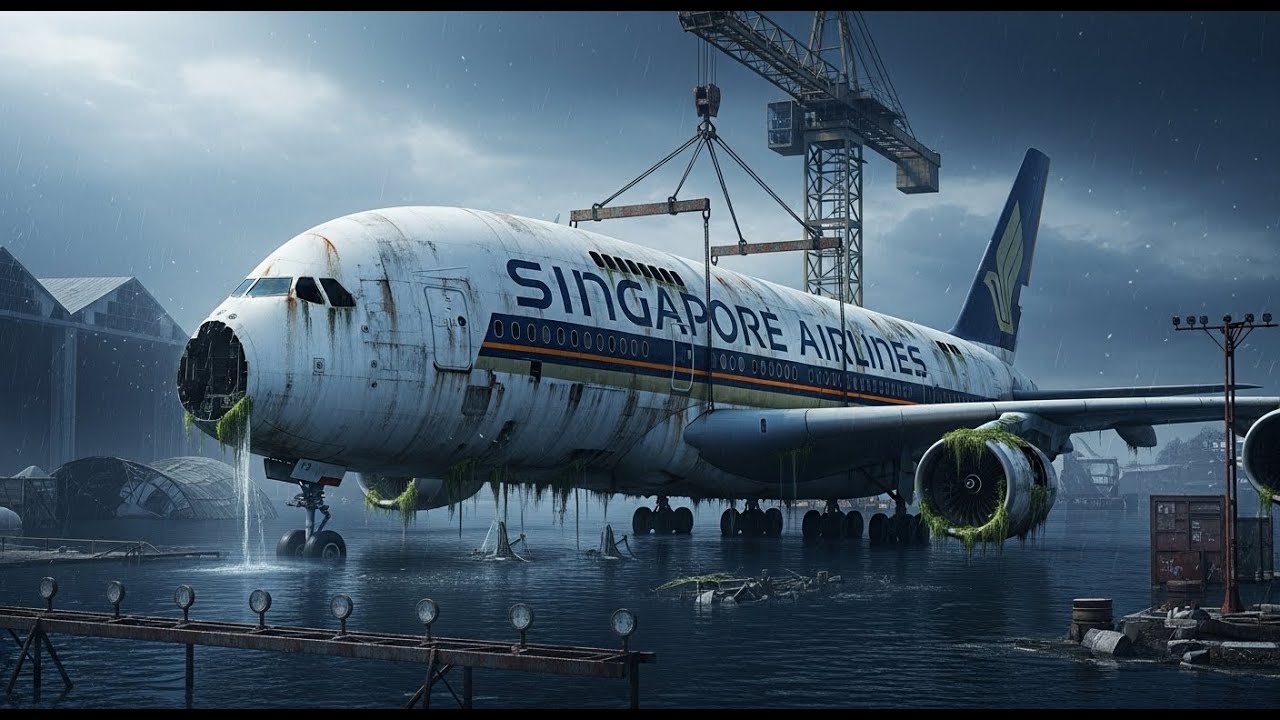 ASMR Aircraft Restoration | Full Rebuild of Singapore Airlines Airbus A380 from Abandoned to New