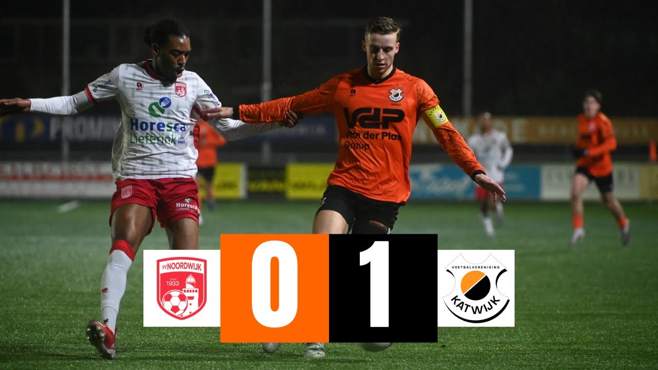 Katwijk wint met 0-1 van VV Noordwijk