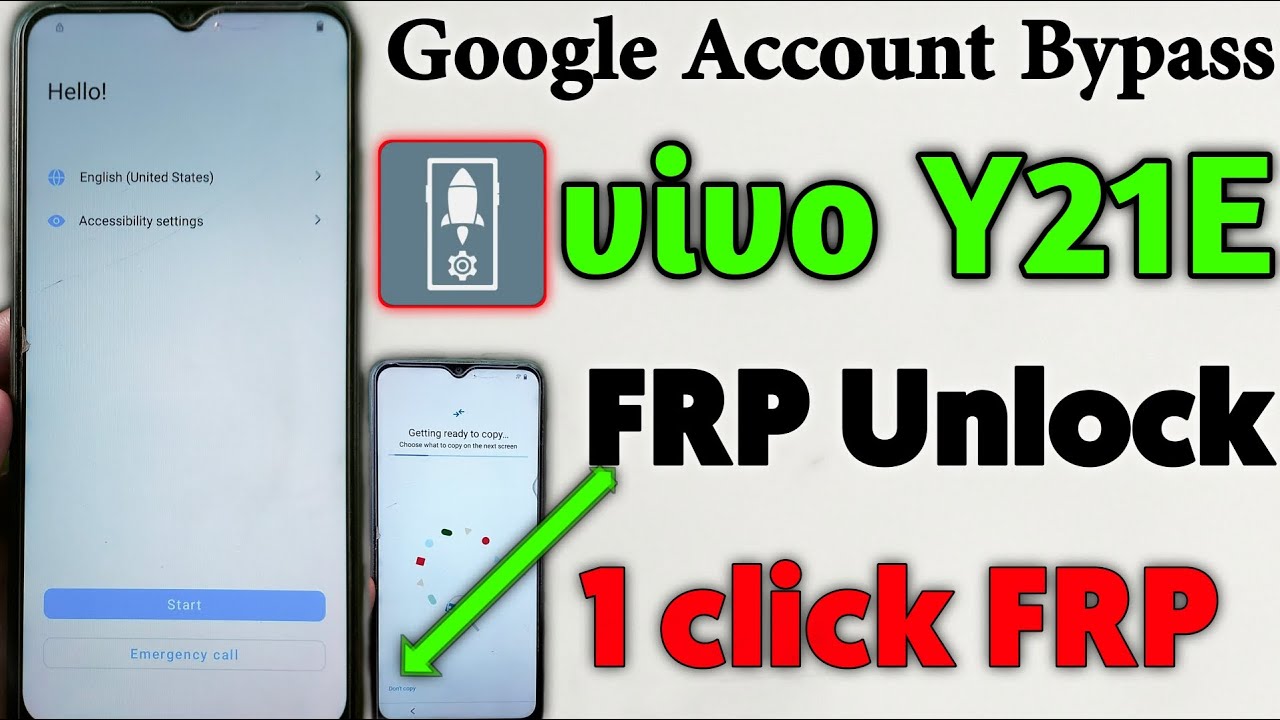 Vivo Y21e Frp Bypass Android 12 | New Security 2023 | FRP BYPASS | Google Account Bypass