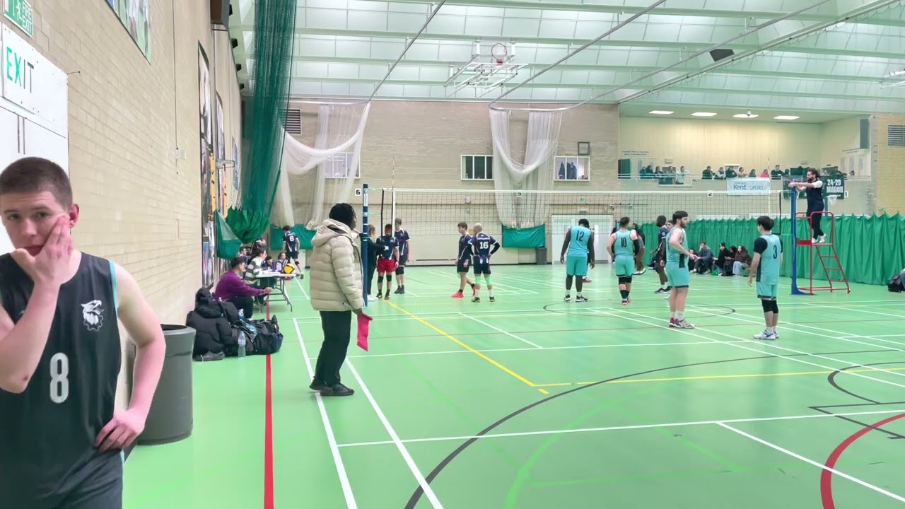 Uni of Kent vs UEL 2 BUCS Volleyball (part1)