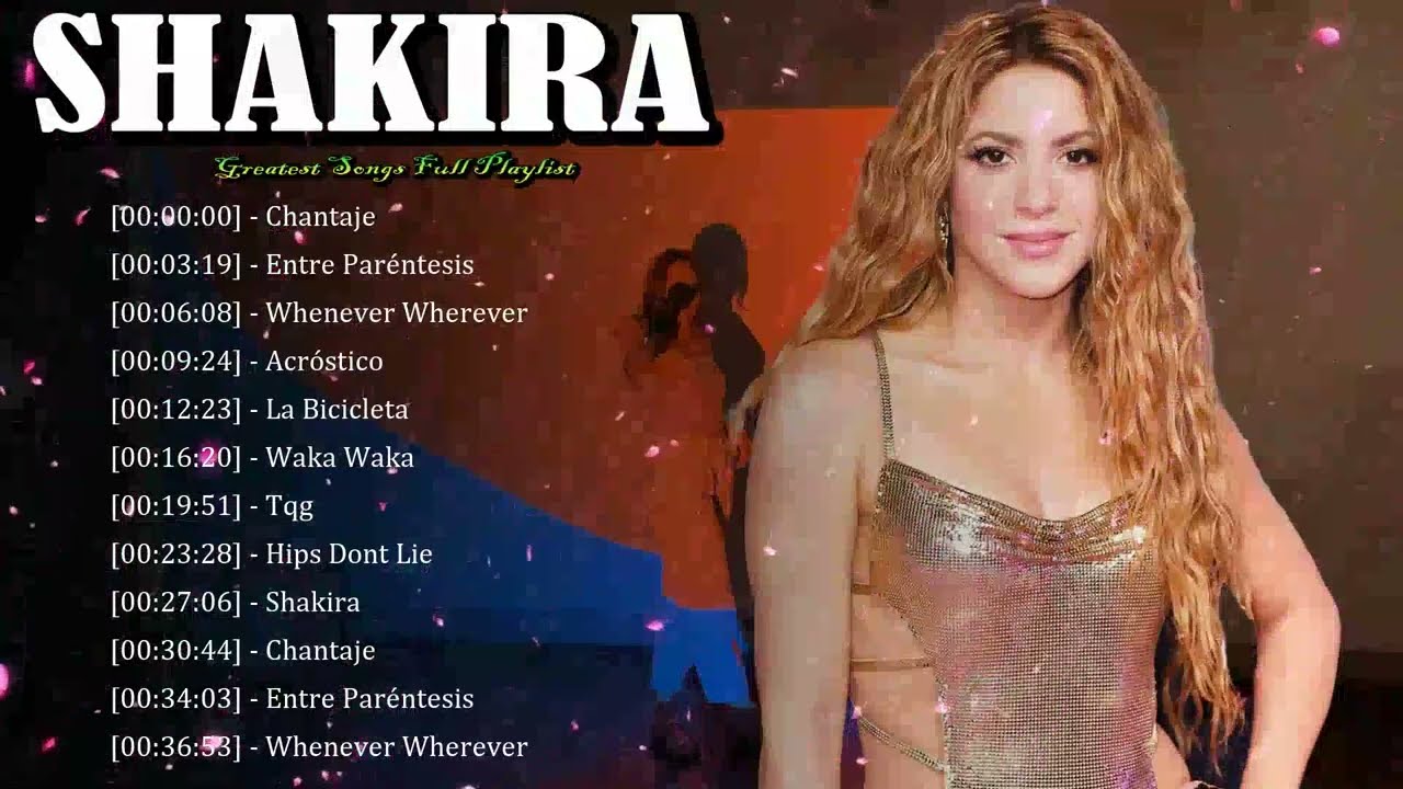 💿 Shakira - Behind the scenes of her creative process in the recording studio for years 🎧
