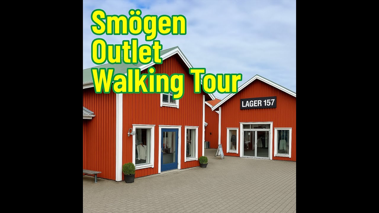 Relaxing Walk Through Smögen Outlet  West Coast Sweden Tour