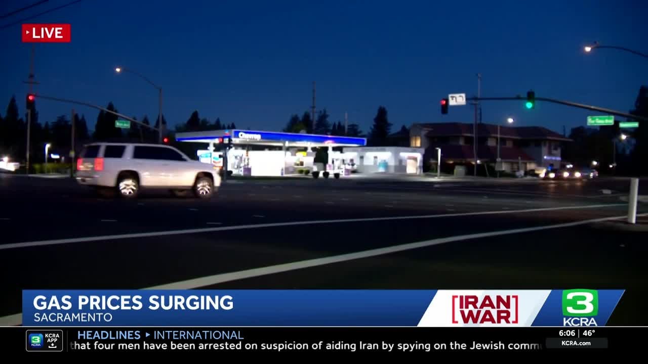 Gas prices surge amid war with Iran