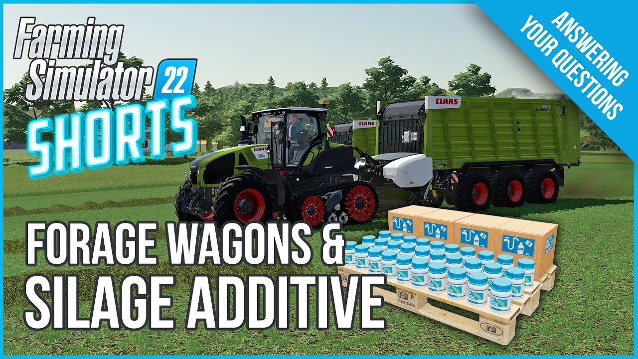 Farm Sim Shorts #7 - Silage Additive and Forage Harvesters In FS22