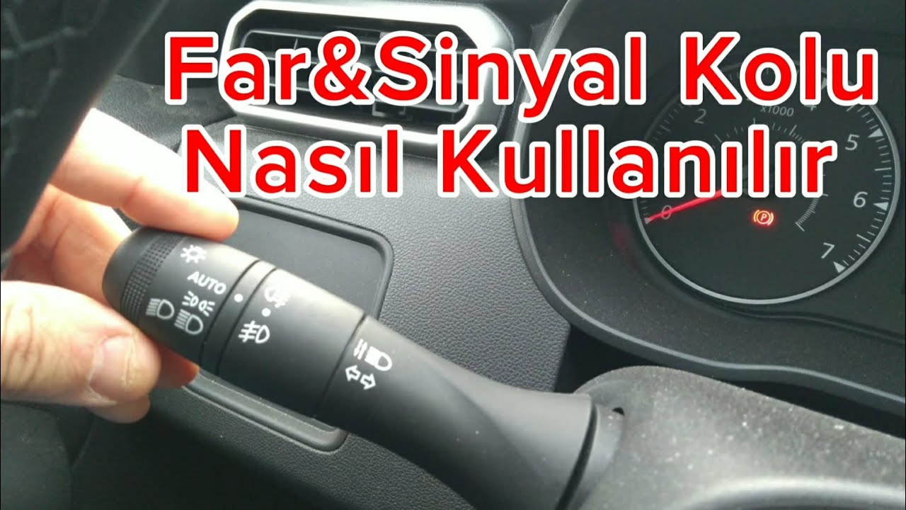 Dacia Duster 1.3 Tce 150 HP EDC Journey - Far ve Sinyal kolu kullanımı