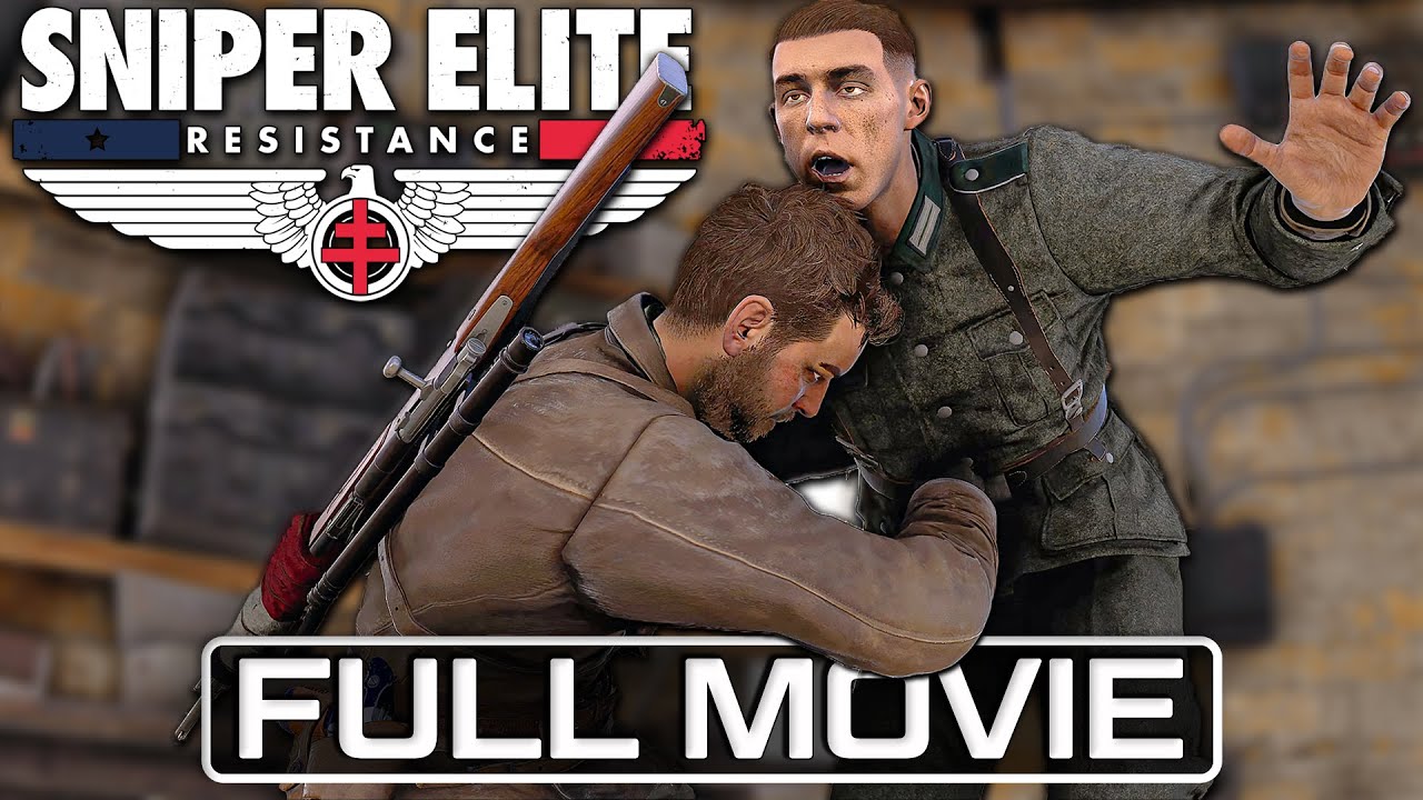 SNIPER ELITE: RESISTANCE Full Movie (All Cutscenes 4K Cinematic) Action Movies