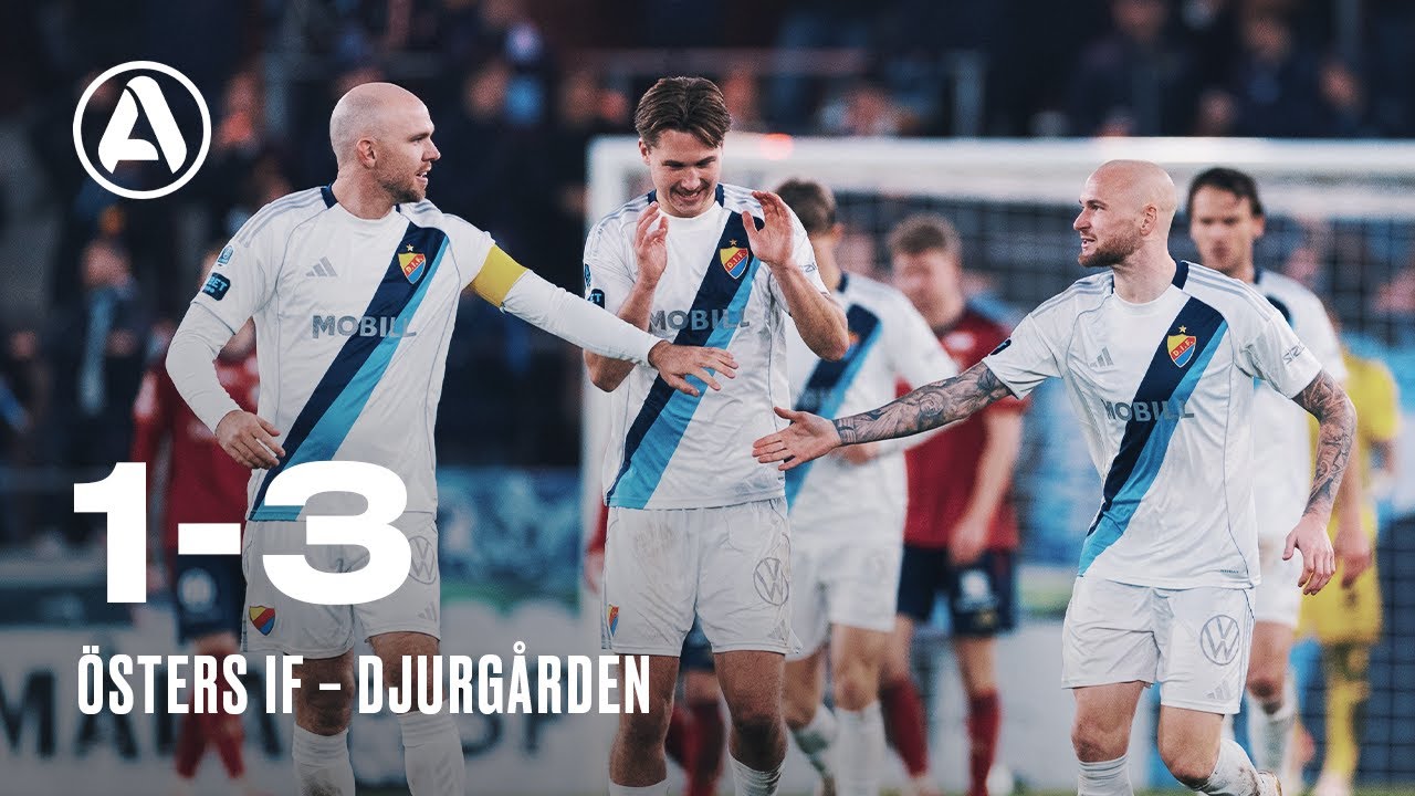 Matchsvep | Östers IF - Djurgården 1-3 | Allsvenskan 2025