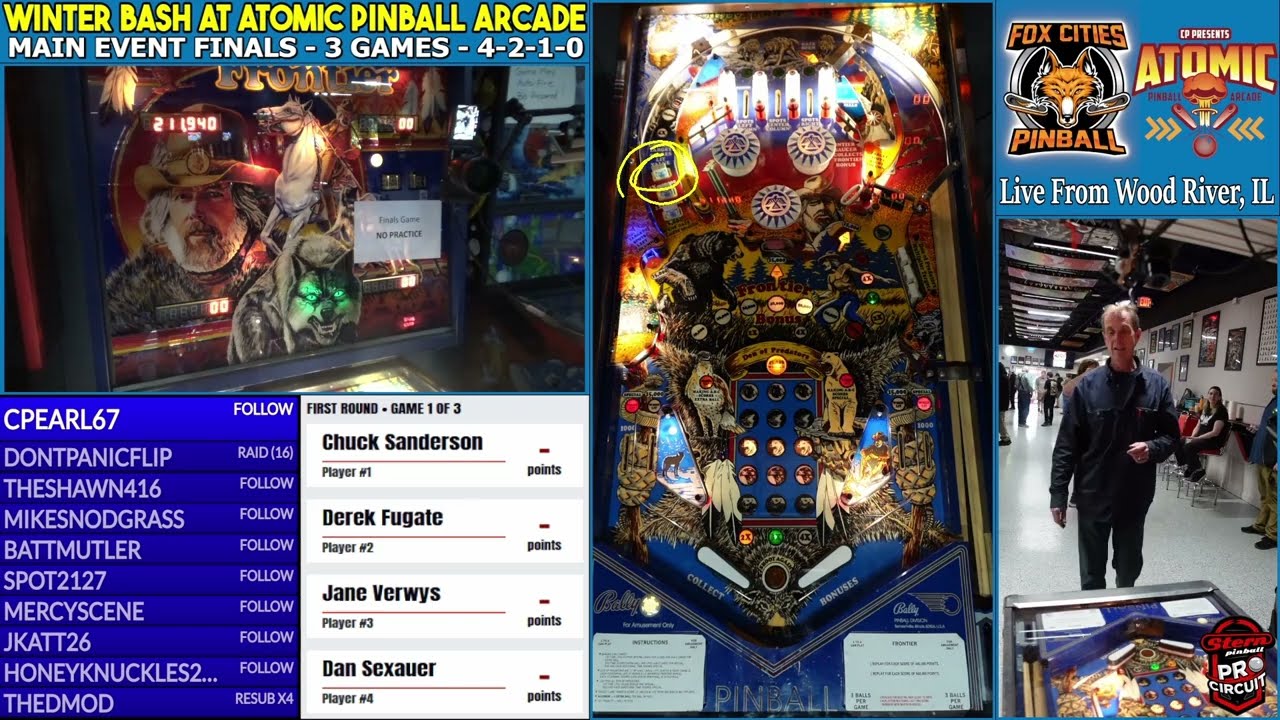 Winter Bash Pinball Tournament Finals Part 1
