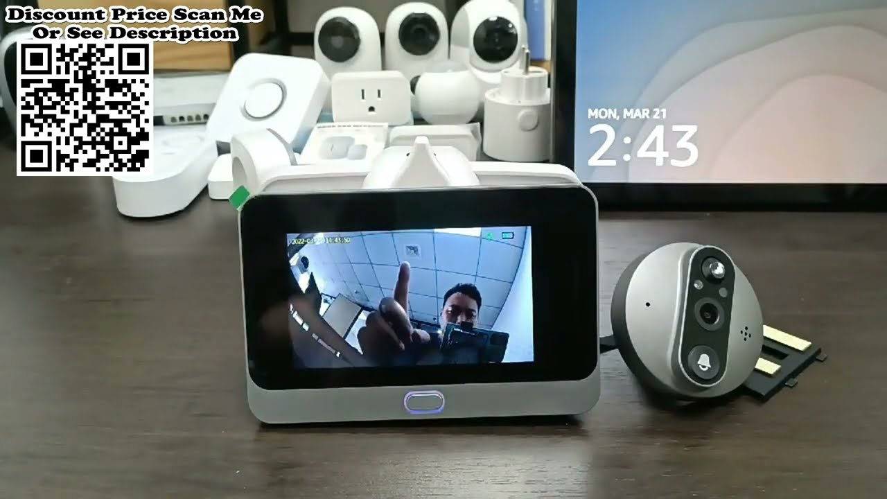 Smart Tuya 1080P WiFi Door Bell Eye Peephole Camera Review, Unboxing Aliexpress