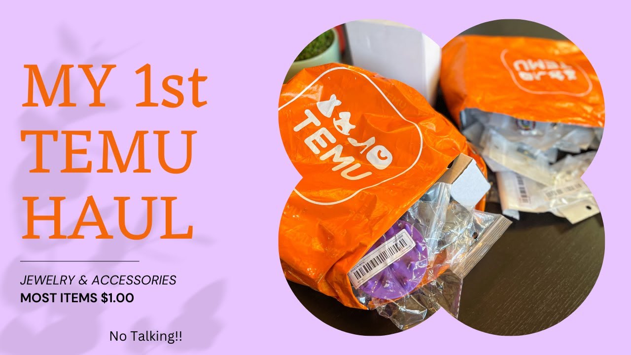 My First TEMU Jewelry & Accessory Haul | NO TALKING | ASMR