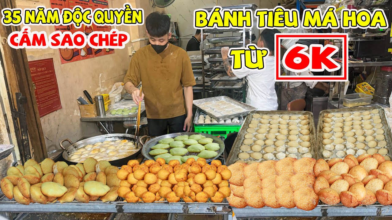 Lò Bánh Tiêu Má Hoa 6K Dù Bị Giả Mạo Nhiều Lần Nhưng Vẫn Bền Vững Phát Triển Mạnh 35 Năm Độc Quyền