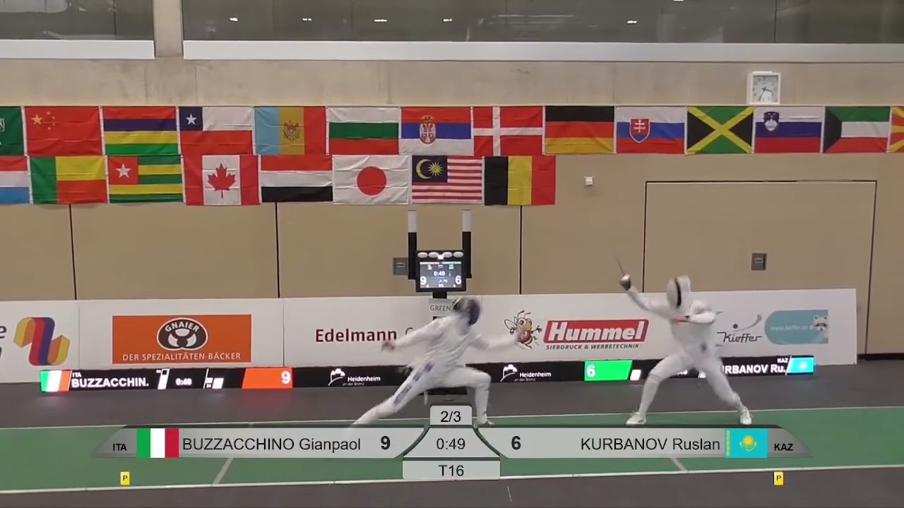 Heidenheim World Cup 2025 - L16 - Gianpaolo Buzzacchino ITA v Ruslan Kurbanov KAZ