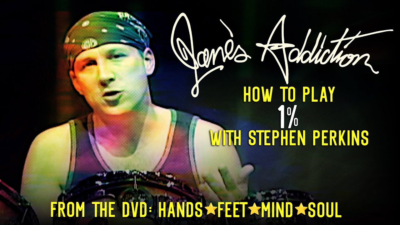 Stephen Perkins 1% Lesson with Tony Franklin on bass #stephenperkins #tonyfranklin