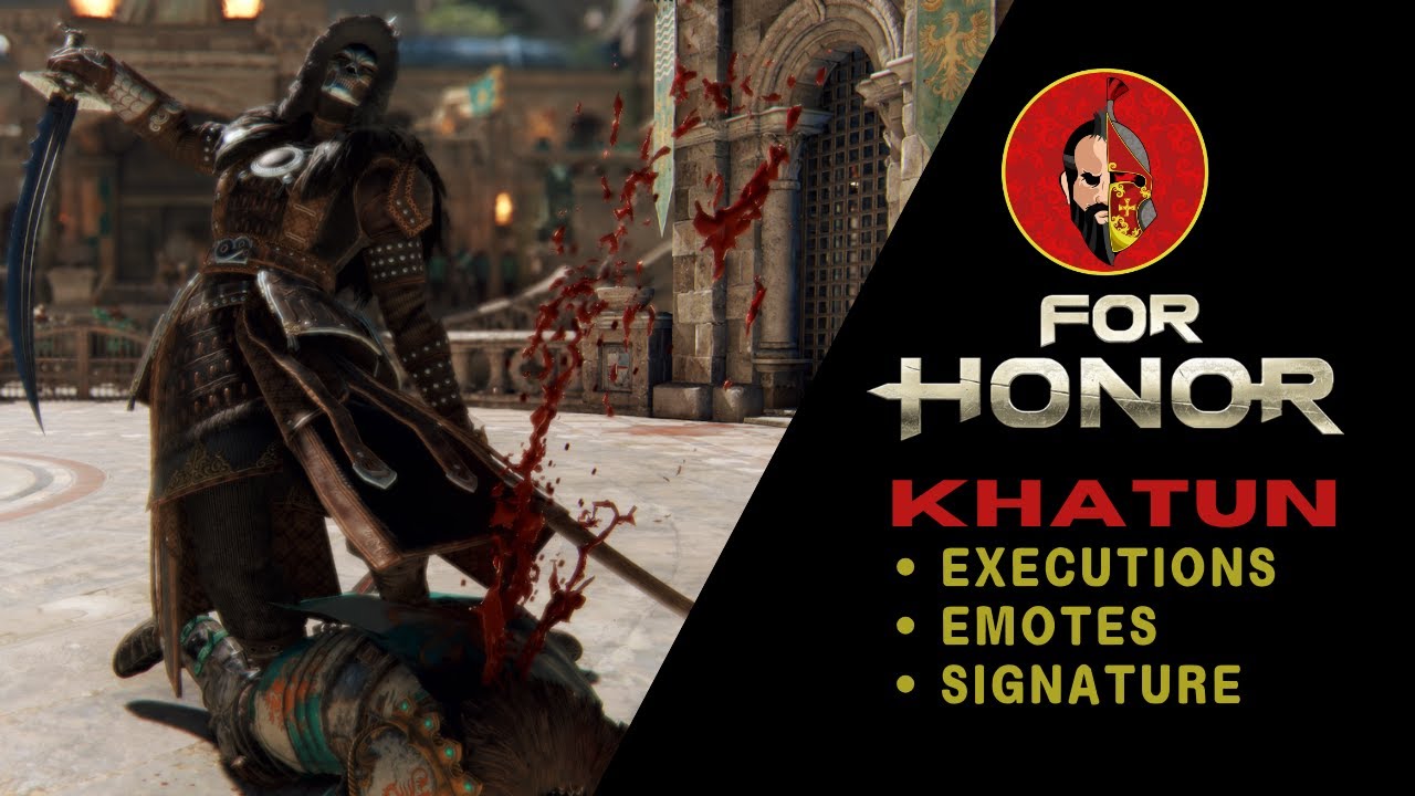 For Honor New Hero Khatun All executions, emotes, signatures