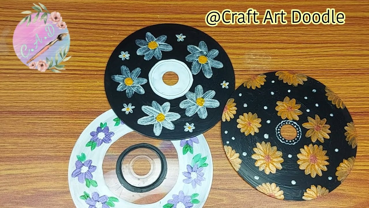 || Wall Decor Using Old CD | DIY Waste CD Crafts | CD Wall Hanging DIY | CD Tutorial Decor Ideas ||