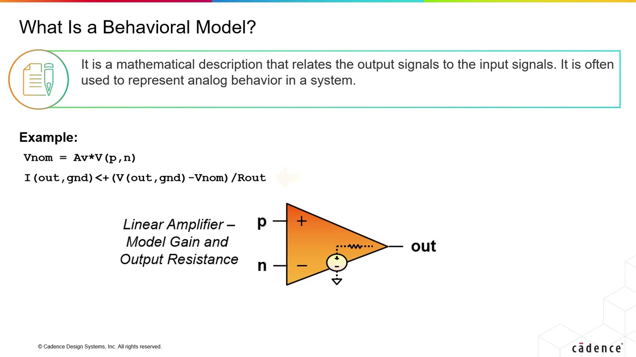 What Is a Behavioral Model?