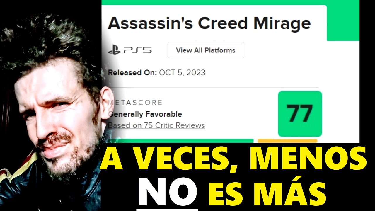 ASSASSIN'S CREED MIRAGE : NO VUELVO A COMPRAR OTRO JUEGO DE ESTA IP Y NO POR LOS ANÁLISIS