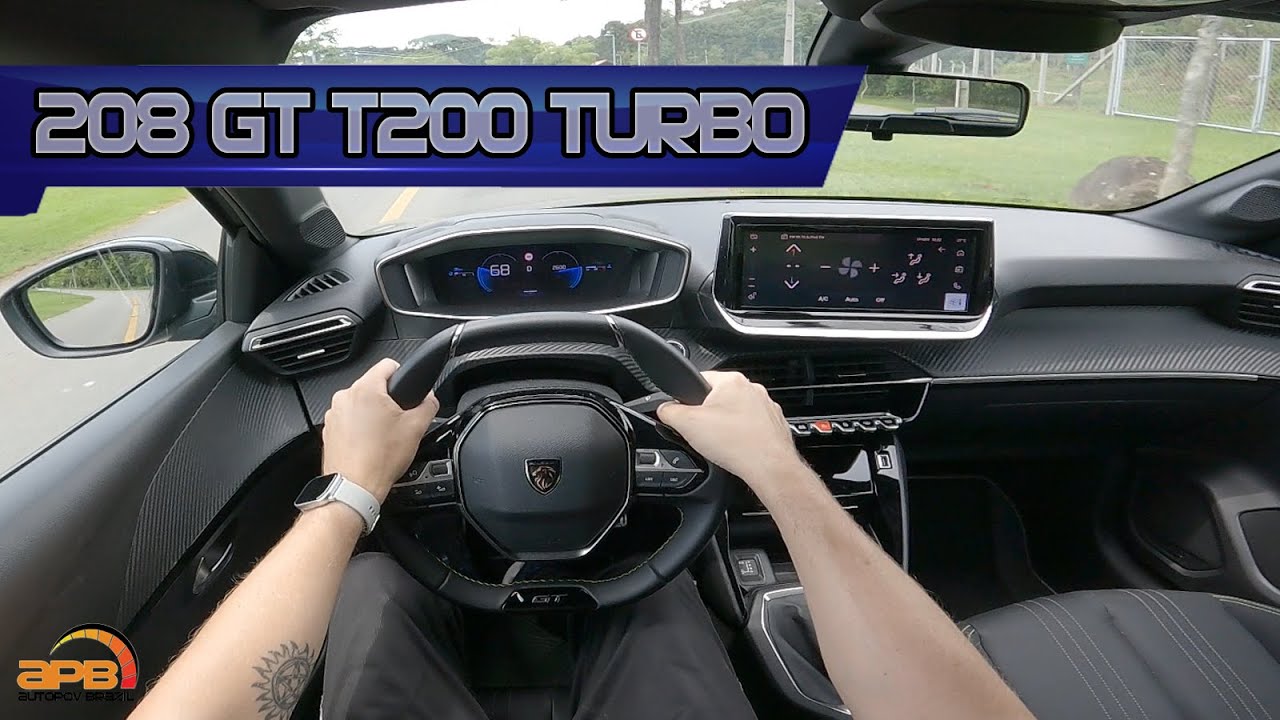 '2025 PEUGEOT 208 [GT] 1.0 T200 TURBO-FLEX | POV RIDE NIGHT TEST DRIVE IN CURITIBA/BRAZIL!