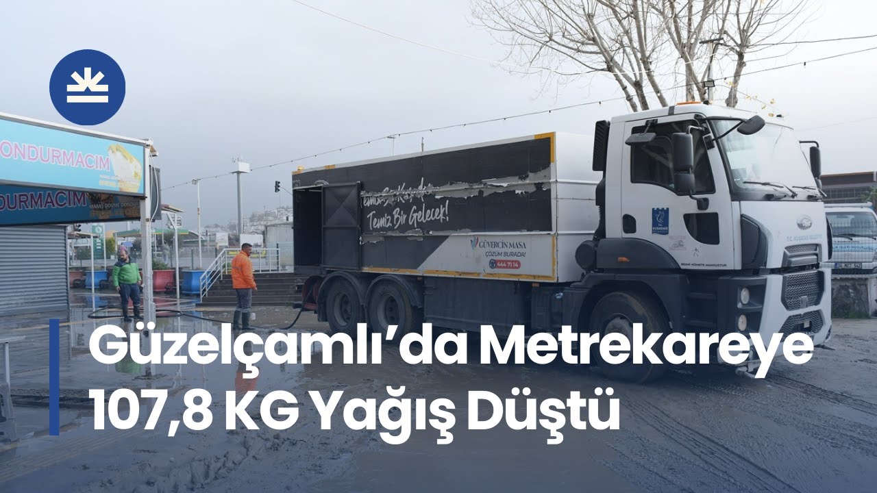 Sel Felaketi Sonrası Kuşadası Belediyesi Ekipleri Sahada