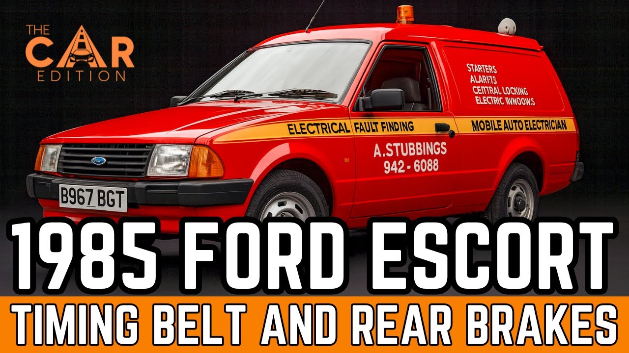 Ford Escort Mk3 1985 года выпуска всё ещё в отличной форме! Замена ремня ГРМ и заднего тормоза — ...