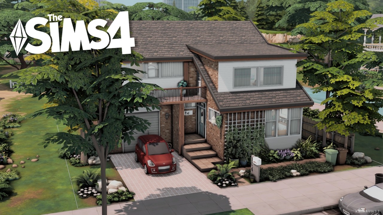 Реалистичный дом для Sims 4: Загородный семейный дом 🏡 | Анимация в стиле стоп-моушн для Sims 4 |...