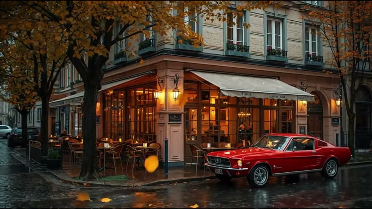 Rainy Days with Soft Jazz Music ☕Cafe Ambience for Relaxing, Working and Chill