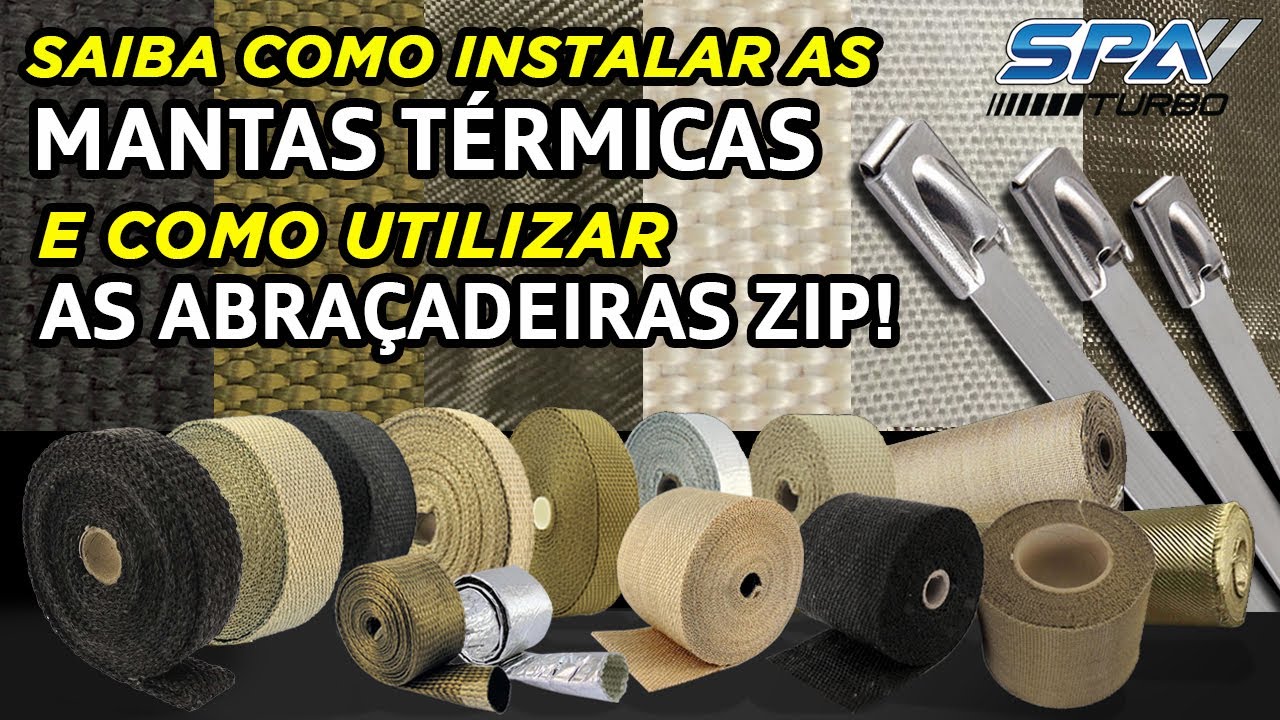SAIBA COMO INSTALAR A FITA TÉRMICA SPA TURBO E COMO USAR AS ABRAÇADEIRAS ZIP NA APLICAÇÃO !