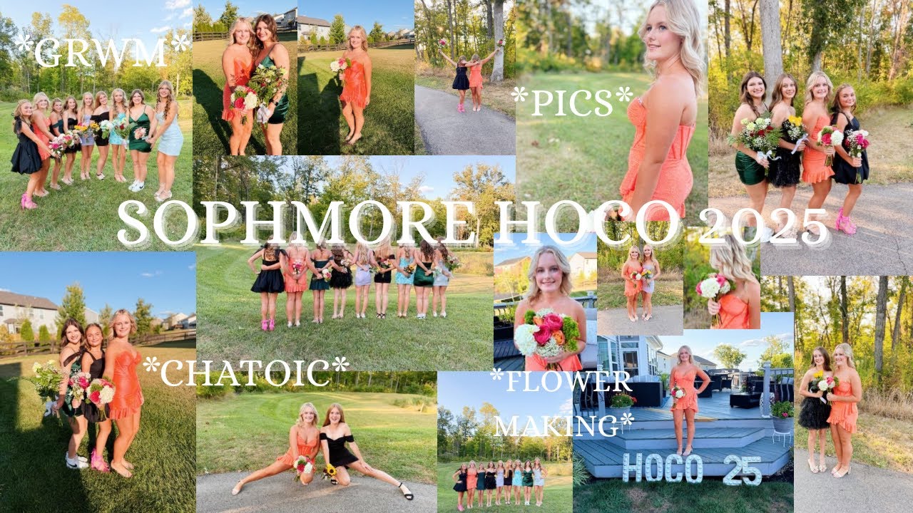 SOPHOMORE HOCO 2025 VLOG *chaotic*