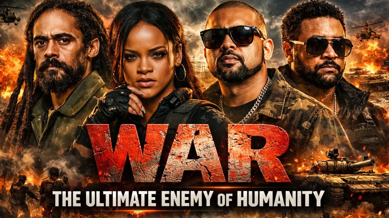 Rihanna, Damian Marley, Shaggy & Sean Paul –  WAR – THE ULTIMATE ENEMY OF HUMANITY 🌍