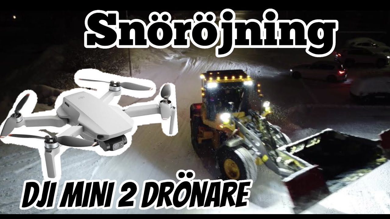 Blir jagad av en drönare! DJI mini 2 vs Volvo L60H in Kiruna Sweden